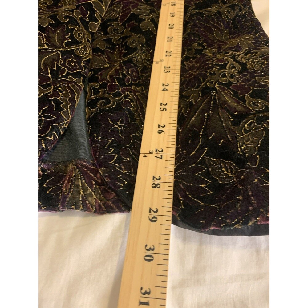 VtG Nah Nah Blazer Whimsigoth Jacket Velvet Size 12 Vamp Witch Dark Romance - Picture 15 of 15